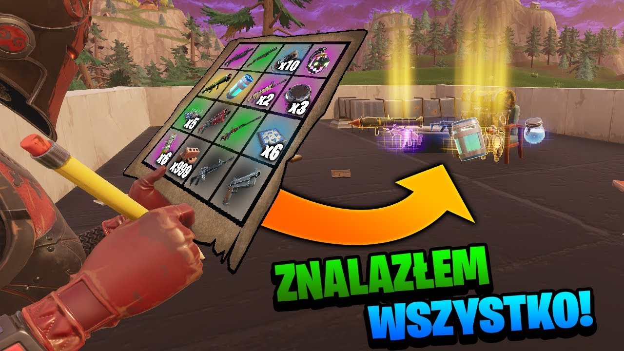 CO SIĘ STANIE GDY ZBIERZEMY WSZYSTKO Z KARTKI W FORTNITE? *bingo w fortnite*