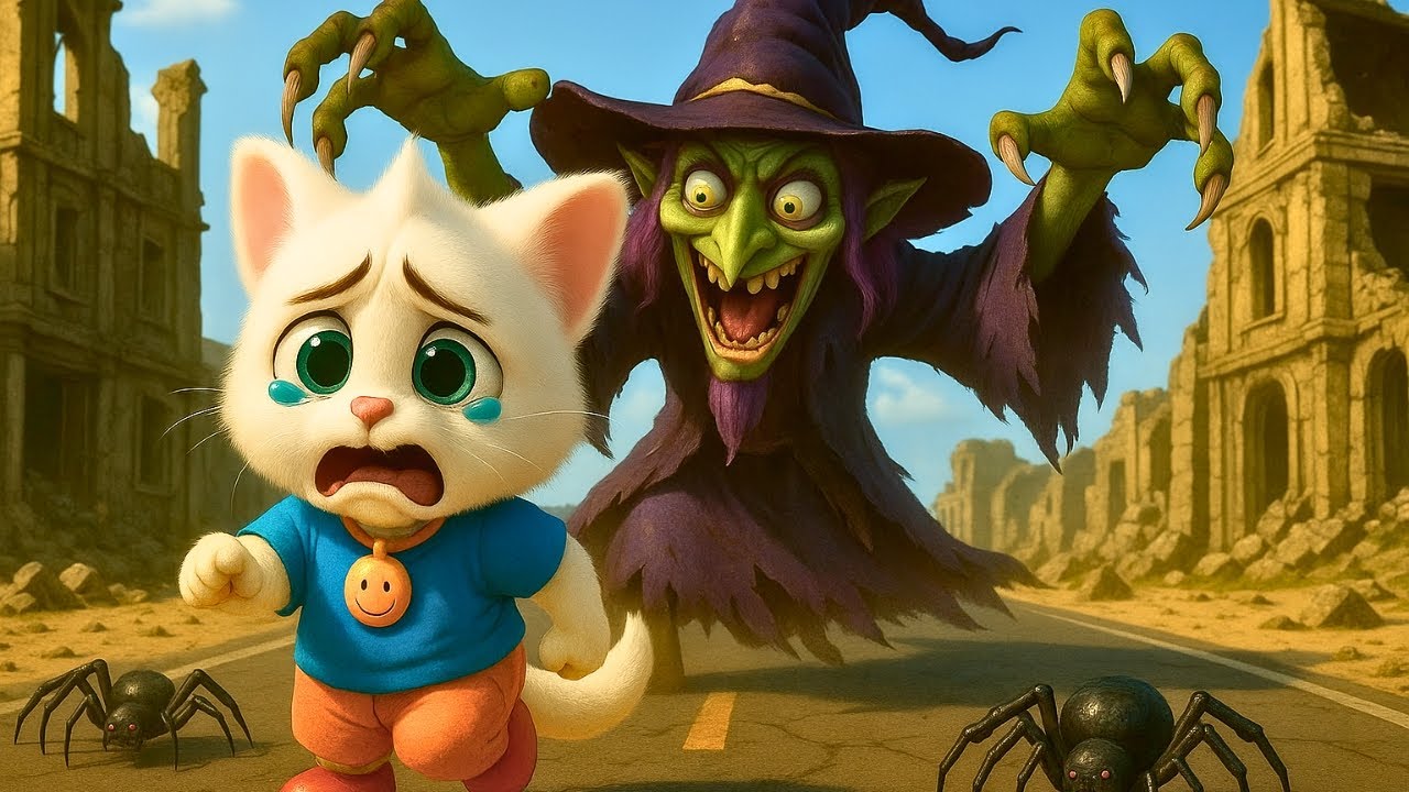 How Did The Witch Trick The Cute Kitten? 🧙&zwj;♀️🐱.| Ai Cat Story
