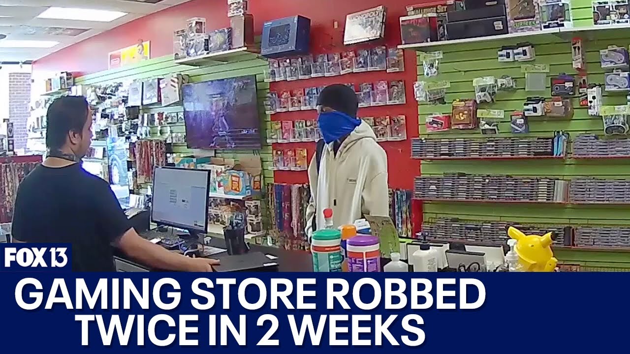 Game store robbed twice in two weeks