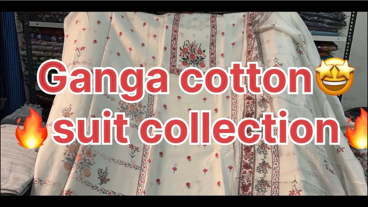 Ganga brand🤩cotton suit🥰🥰