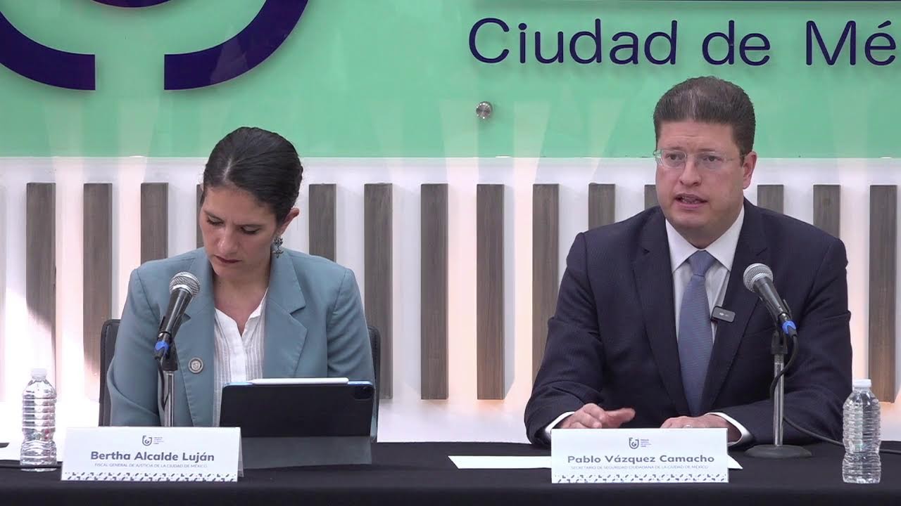 En vivo conferencia de prensa de la Fiscalía y Secretaría de Seguridad Ciudadana