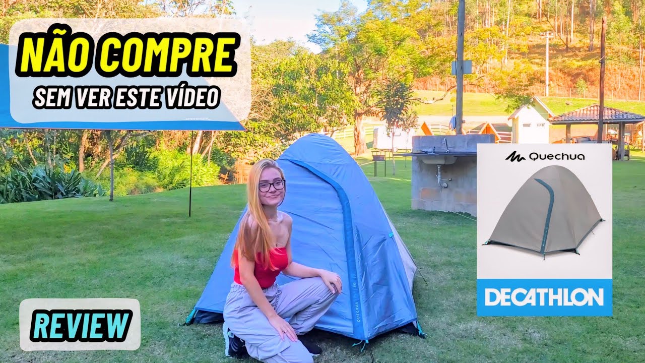 BARRACA MH100 2P QUECHUA | Vale a Pena? | REVIEW COMPLETO