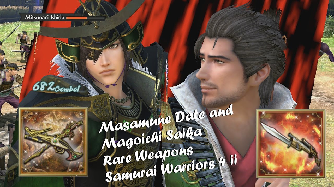 Masamune Date and Magoichi Saika Rare Weapons - Samurai Warriors 4 II