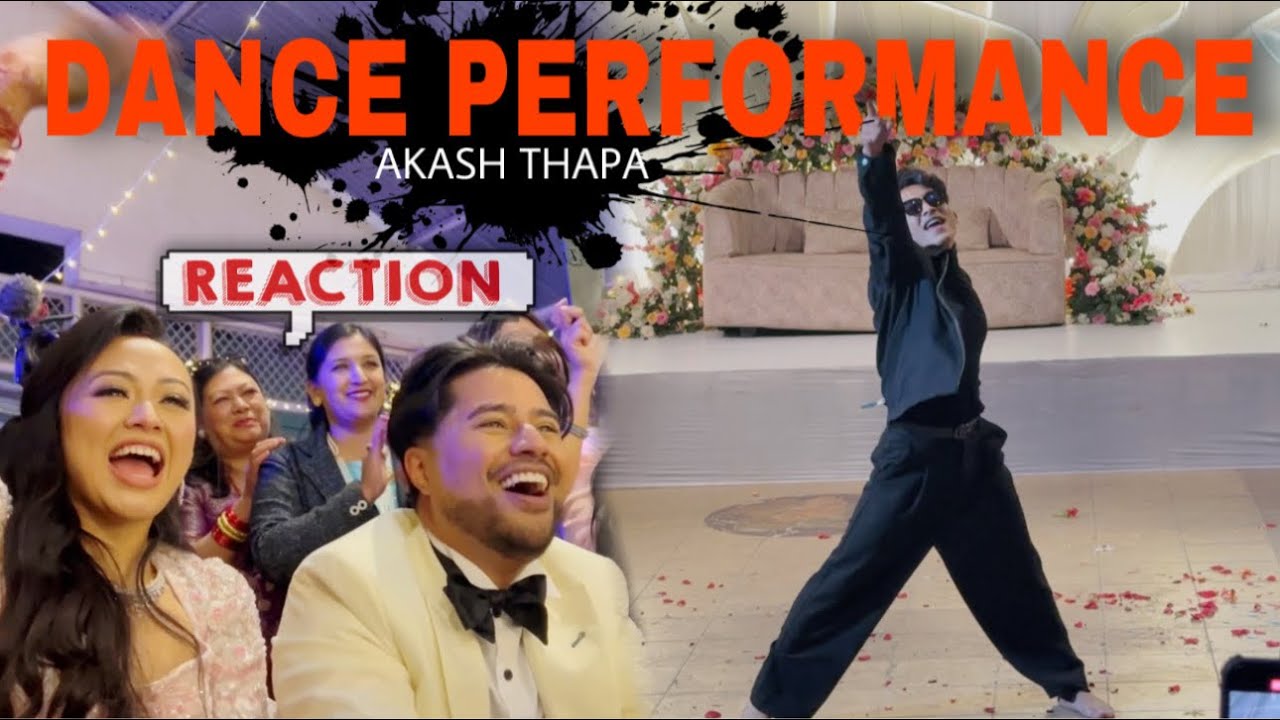 Akash Thapa DANCE PERFORMANCE ❤️ || Reception