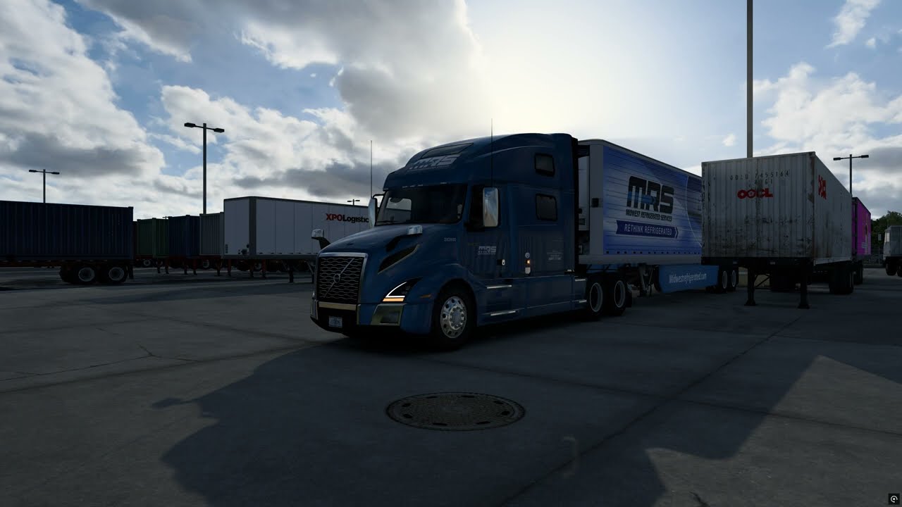 American Truck Simulator /4K Gaming/Midwest Refrigerated Service traveling in 📍 Texas 