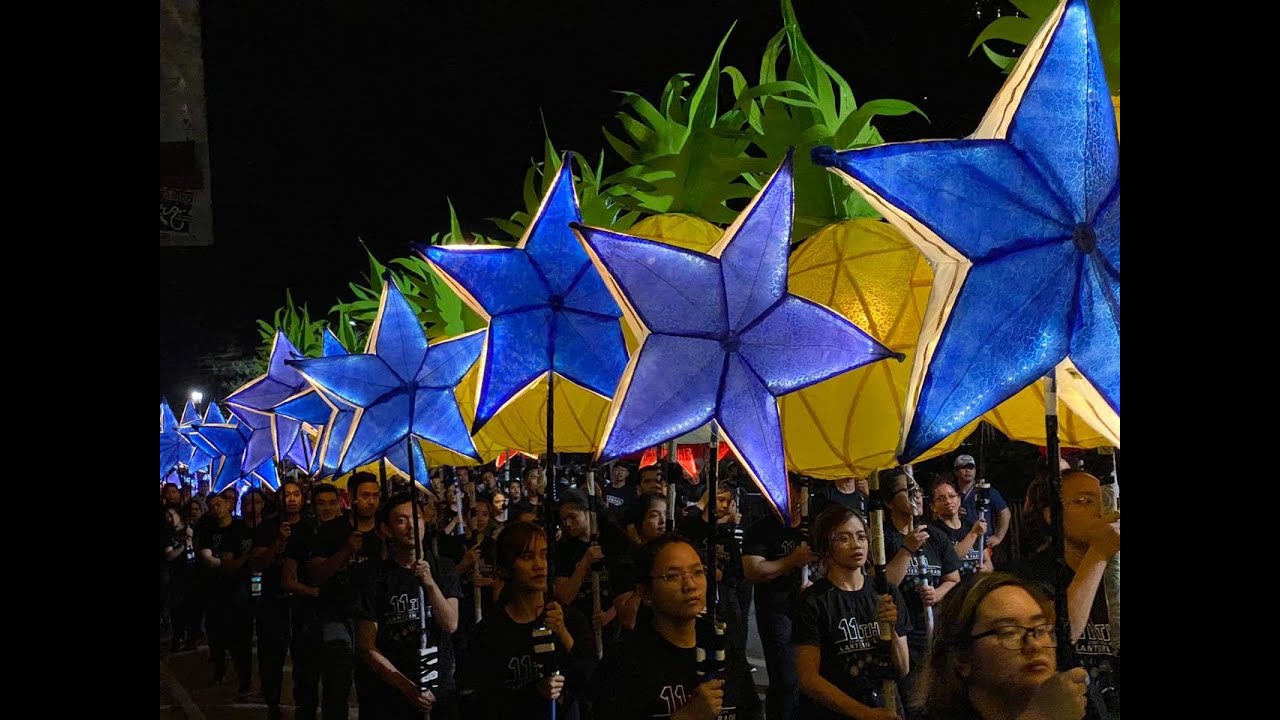 SLU Lantern Parade 2019 with Fireworks Display ~ Spectacular!!!   WATCH till end!