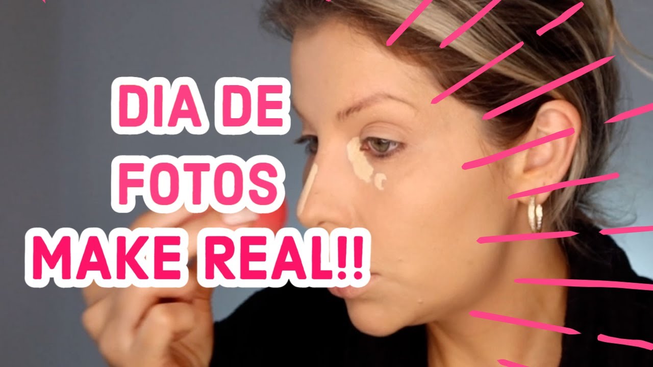MEIO VLOG, MEIO ARRUME-SE COMIGO! DIA DE FOTOS!! MAKE REAL!!
