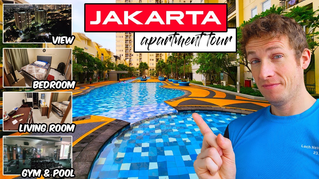 Cheap $13 Apartment for Tourists in Jakarta | Maple Park Tour & Review 🇮🇩