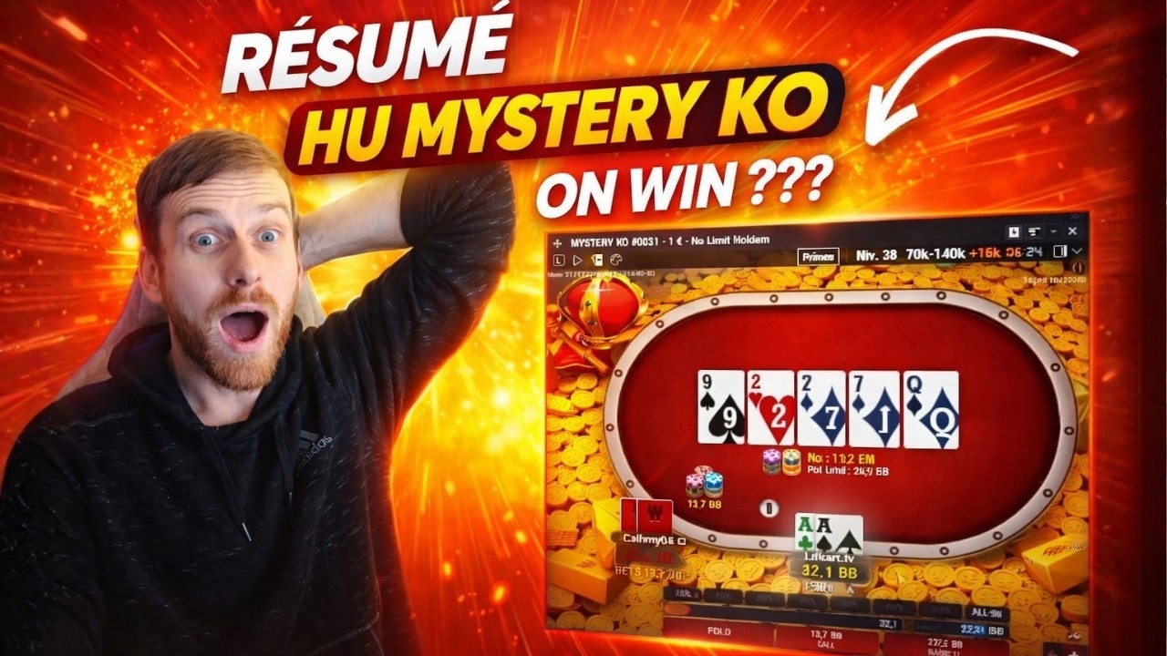RESUME HEADS UP DU MYSTERY KO 1€ ! ON WIN EN LIVE ?!?!