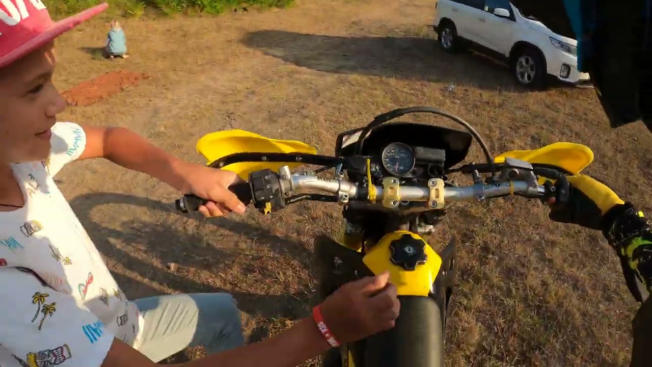 Варваровка на Suzuki Димона Ушастика, сын пробует эндуро 21.08.2020
