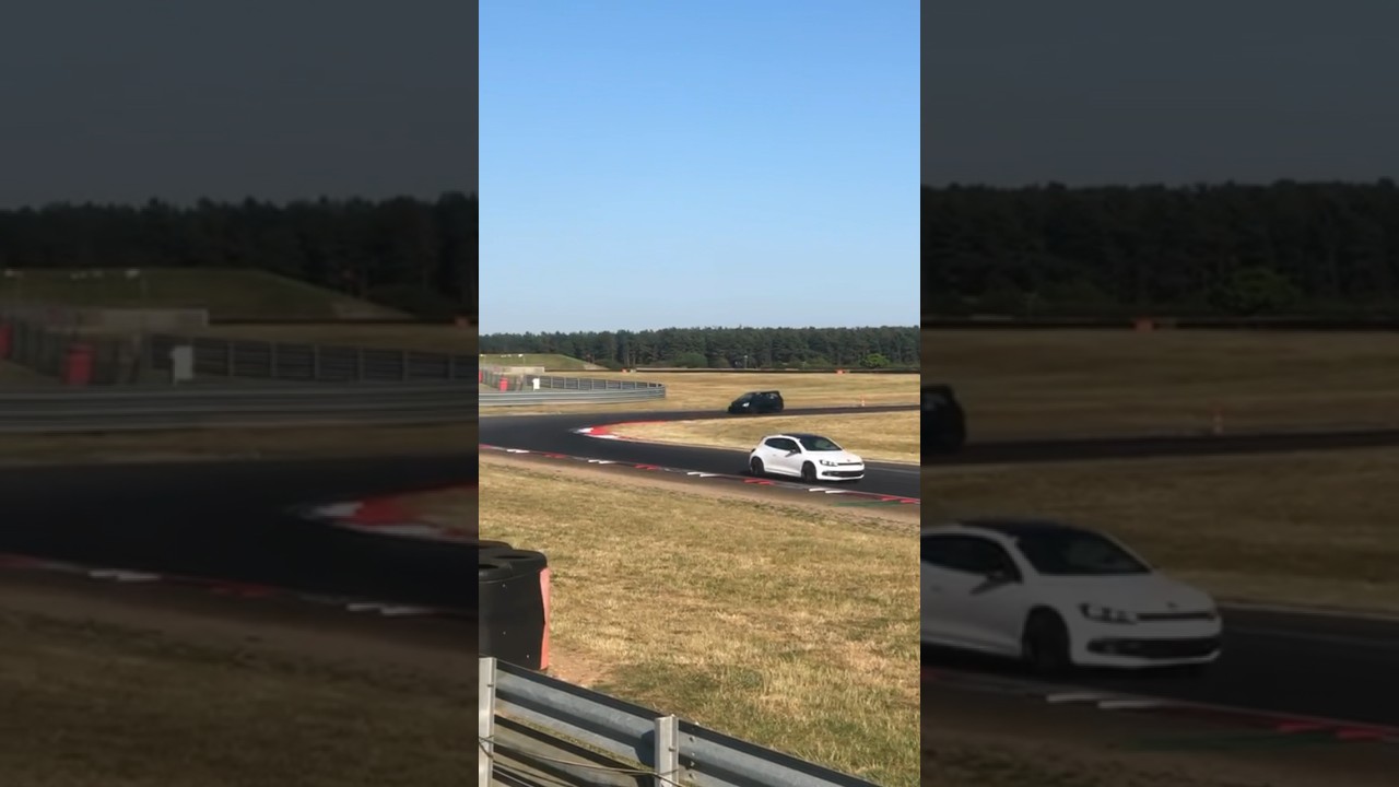 Chasing down the scirocco #typer #car #hondacivic #scirocco #trackcar