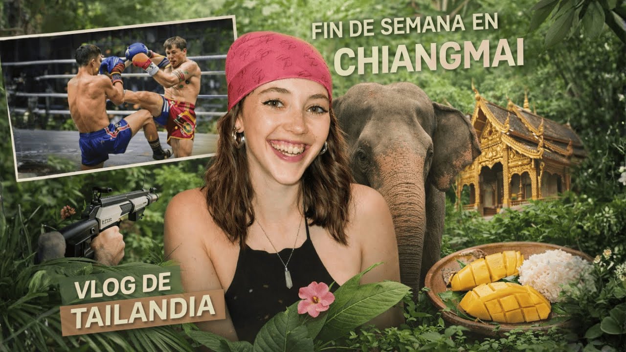 UN FIN DE SEMANA CONMIGO EN CHIANG MAI / TAILANDIA | templos, comida y aventuras