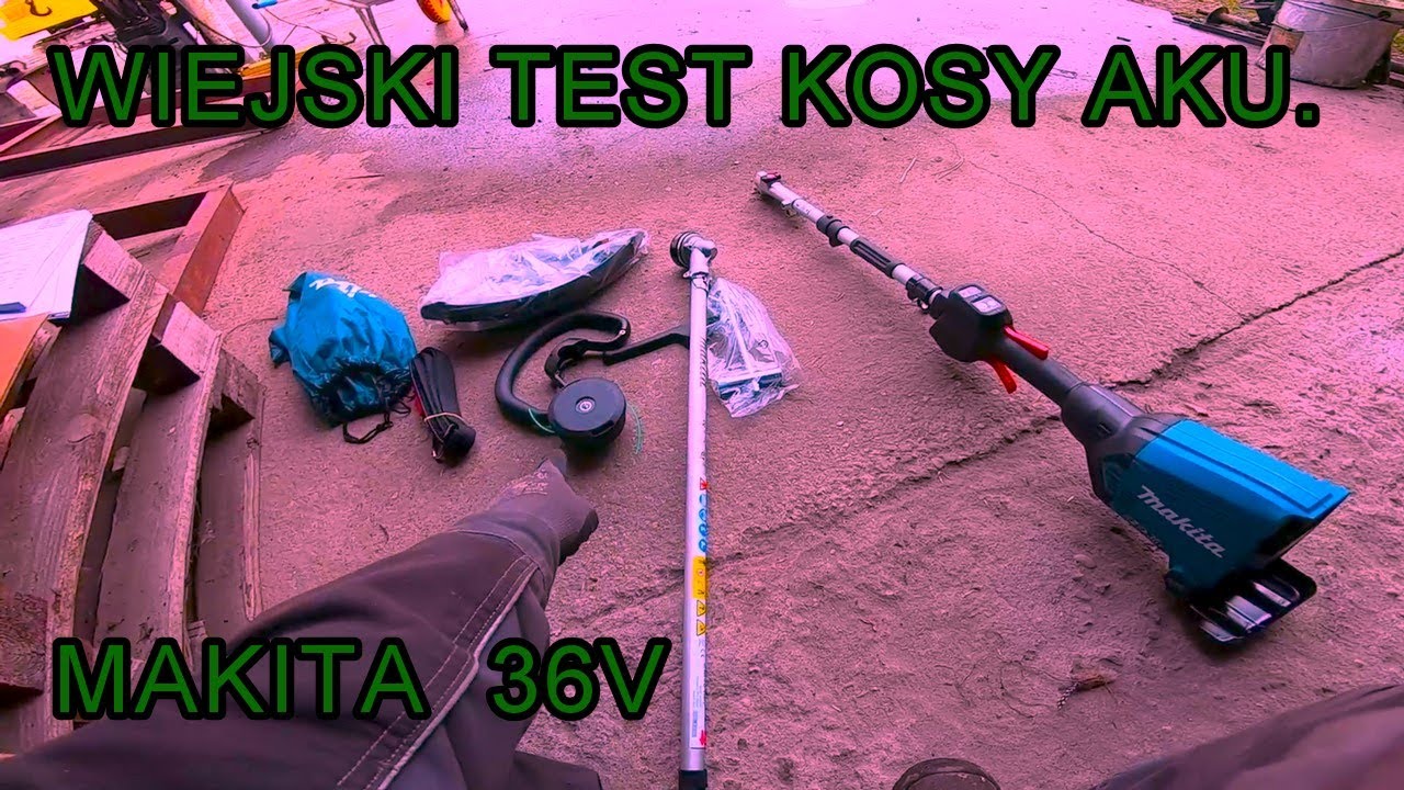 Wiejski test kosy aku. MAKITA DUX60Z  S3E047