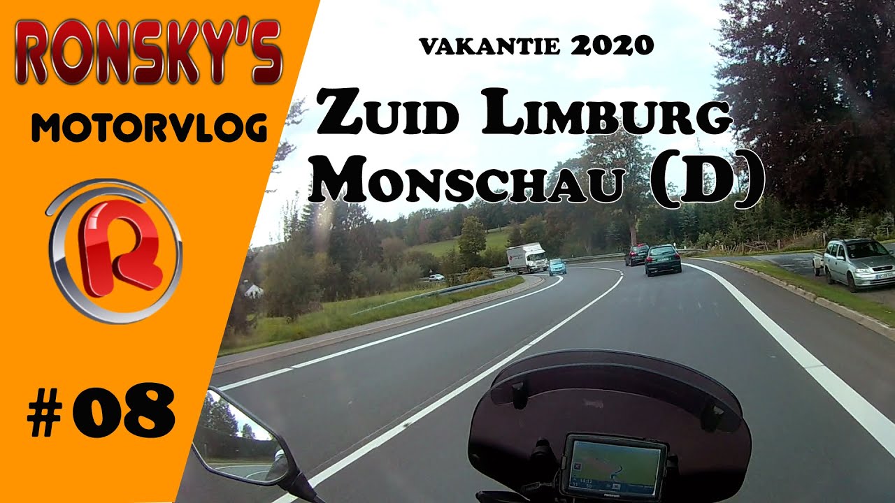 Motorvlog #08 900km in 3 days motor vacation to Limburg and Monschau with the Suzuki Vstrom DL1000