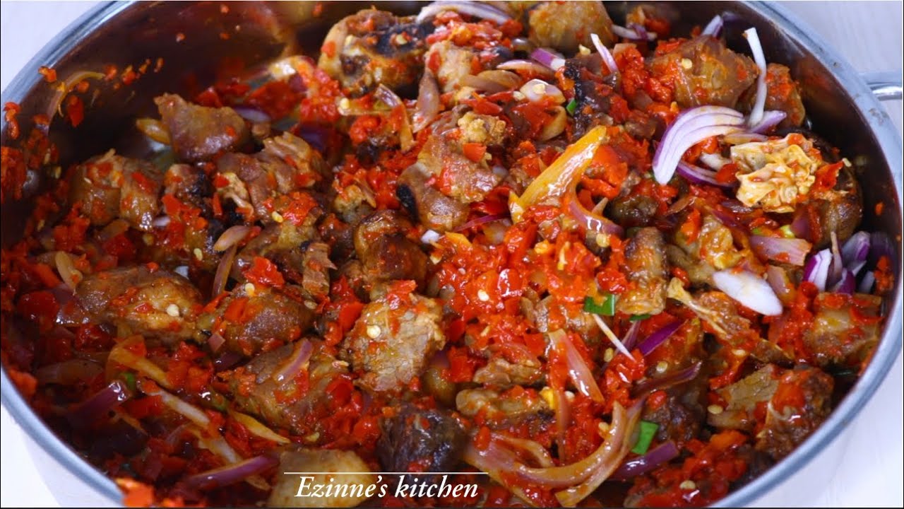 How to make Asun / Spicy goat meat