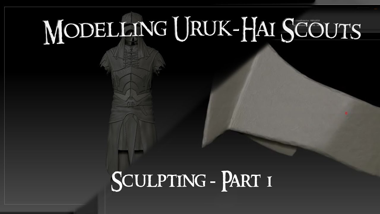 Sculpting Uruk-Hai Scouts - Part 1