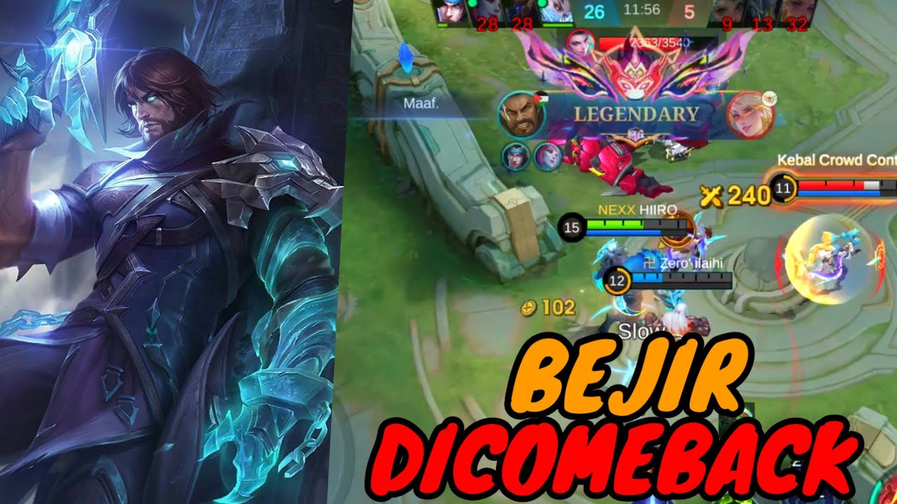UDAH BANTAI-BANTAI EH MALAH DI COMEBACK | ROGER GAMEPLAY - MOBILE LEGEND