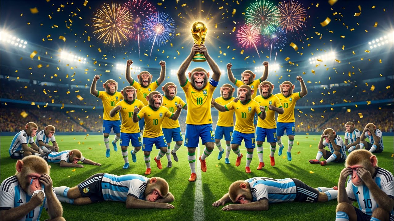 Monkey World Cup:The Most Epic Penalty Shootout Ever! ⚽🐒🏆