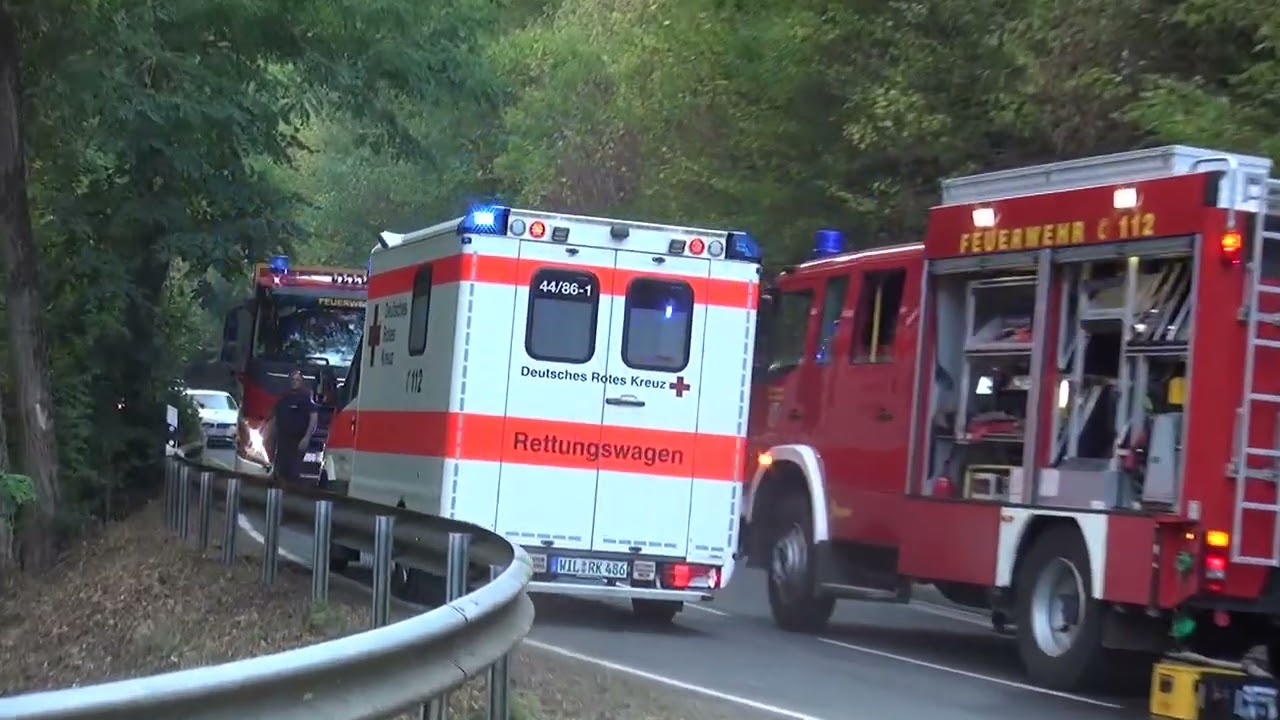 Großer Waldbrand in Steillage bei Kautenbach- zwei verletzte Feuerwehrkräfte