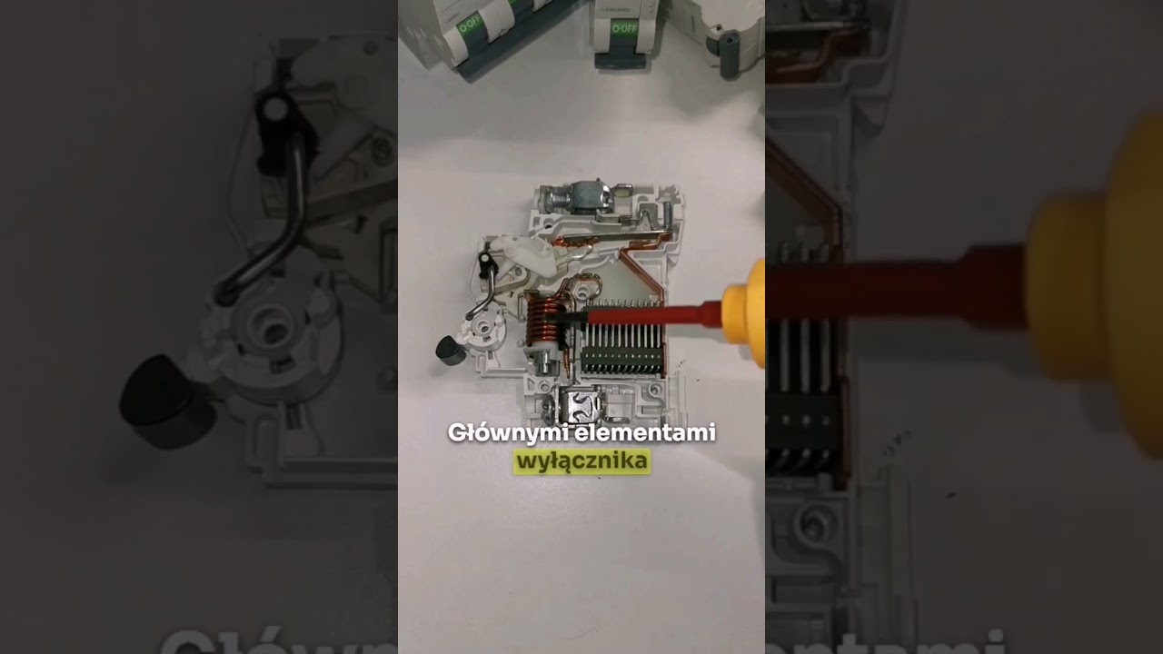 Wyłącznik nadmiarowoprądowy⚡ Zasada działania oraz jego budowa⚡ #totomek_elektryk #elektryk