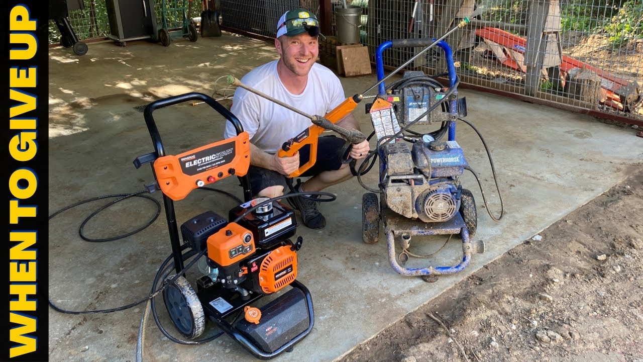 When to Give Up Fixing your POS & Buy A Generac Pressure Washer
