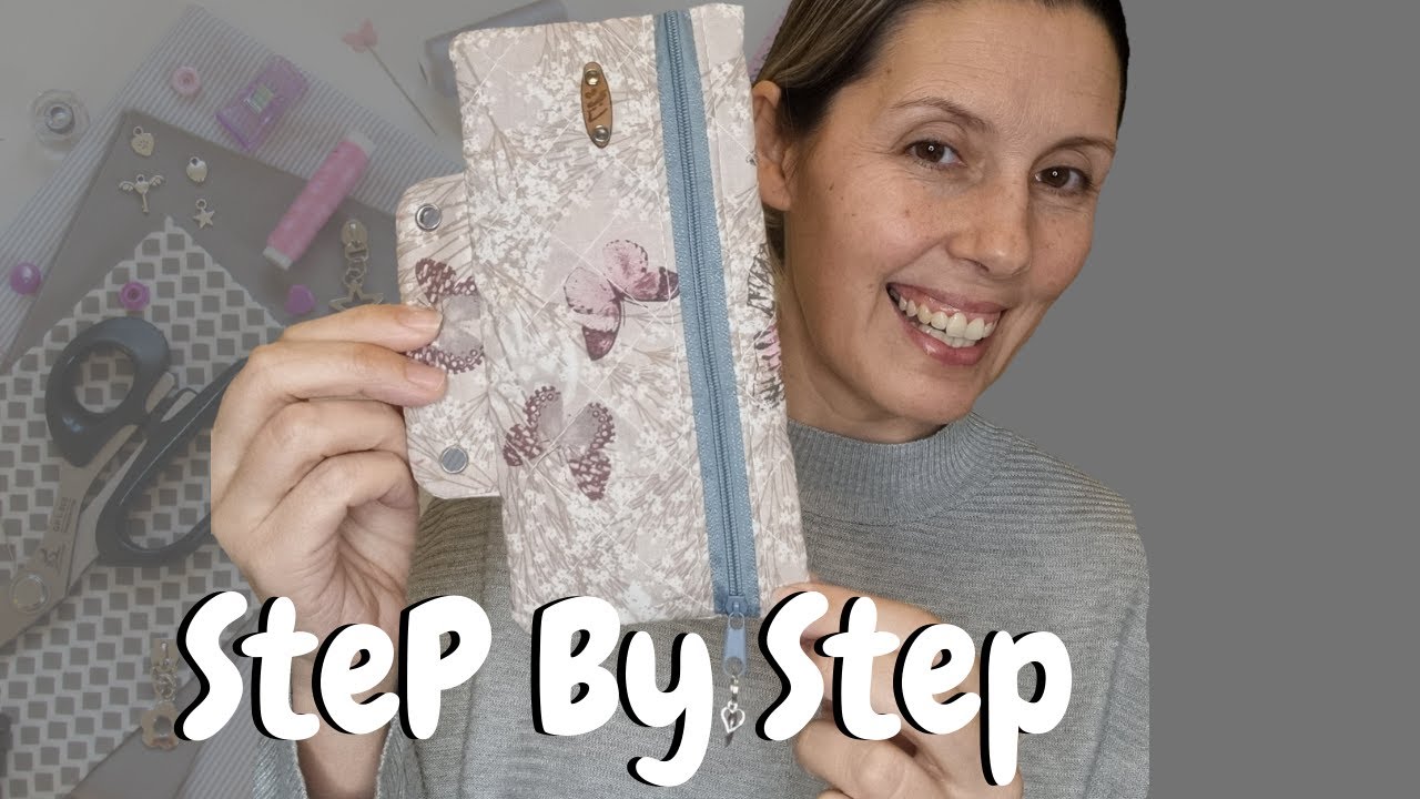How to make a Butterfly print fabric  BINDER PENCIL CASE