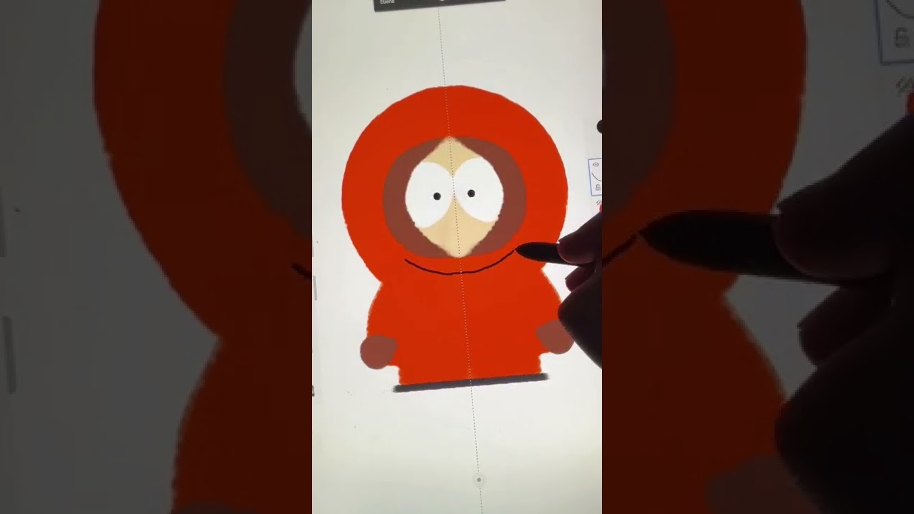 Kenny McCormick 😆 #southpark #kenny #drawing #shorts
