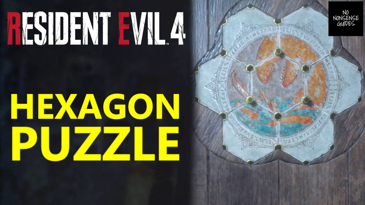 Resident Evil 4 Hexagon Puzzle Solution - RE4 Remake Stone Pedestal
