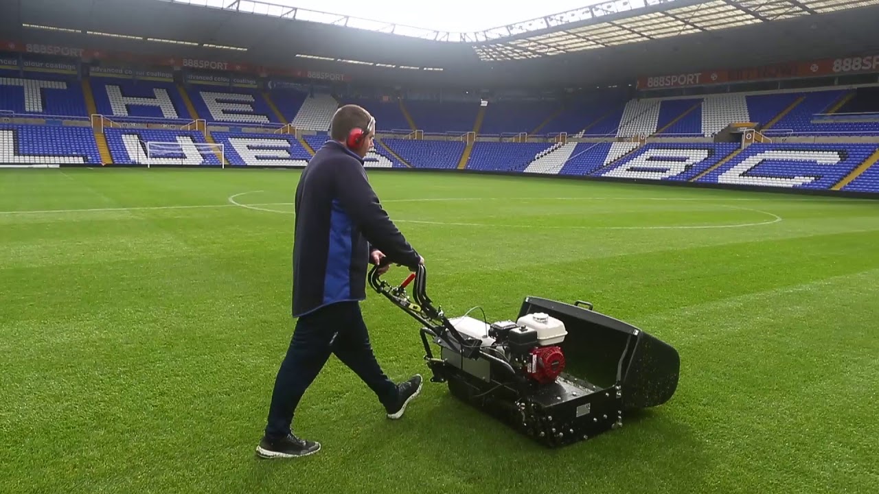 Martin Kelly - Head Groundsman of Birmingham City FC reviews his fleet of Allett Mowers