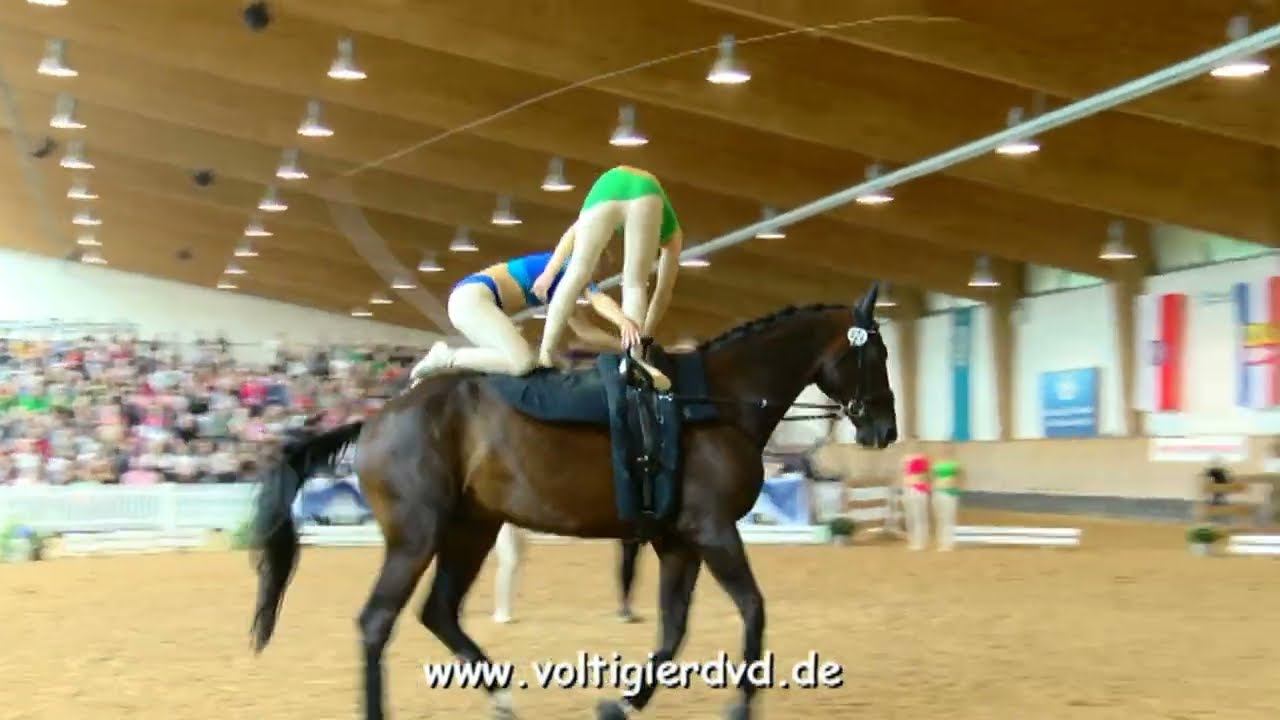 Team Rostock 1 - Juniorteams 18 - DJM Voltigieren München 2018