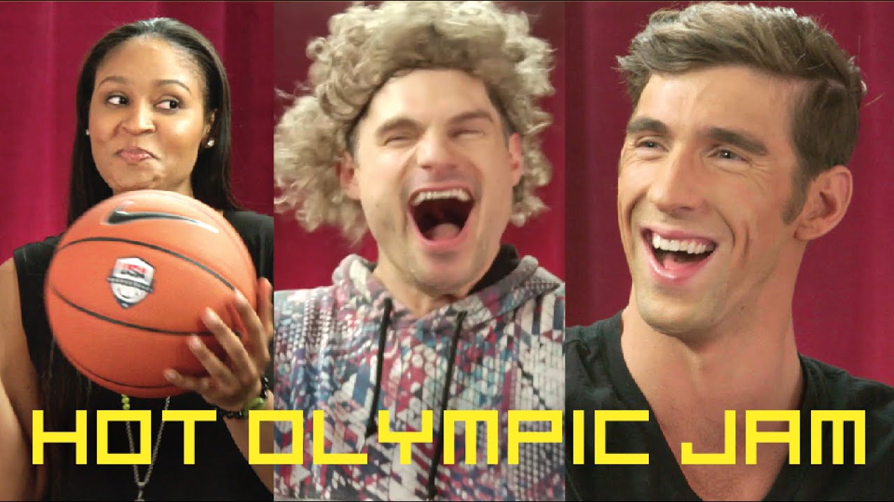 Flula Makes Hot Jam w/ Michael Phelps & Olympians