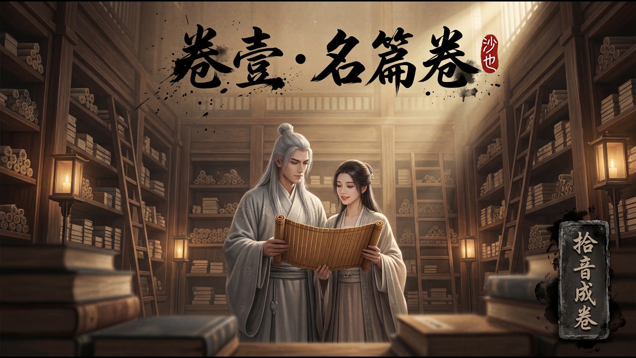 《名篇卷》｜拾音成卷｜卷壹・古典詩詞名篇10首連播・40分鐘背景音樂