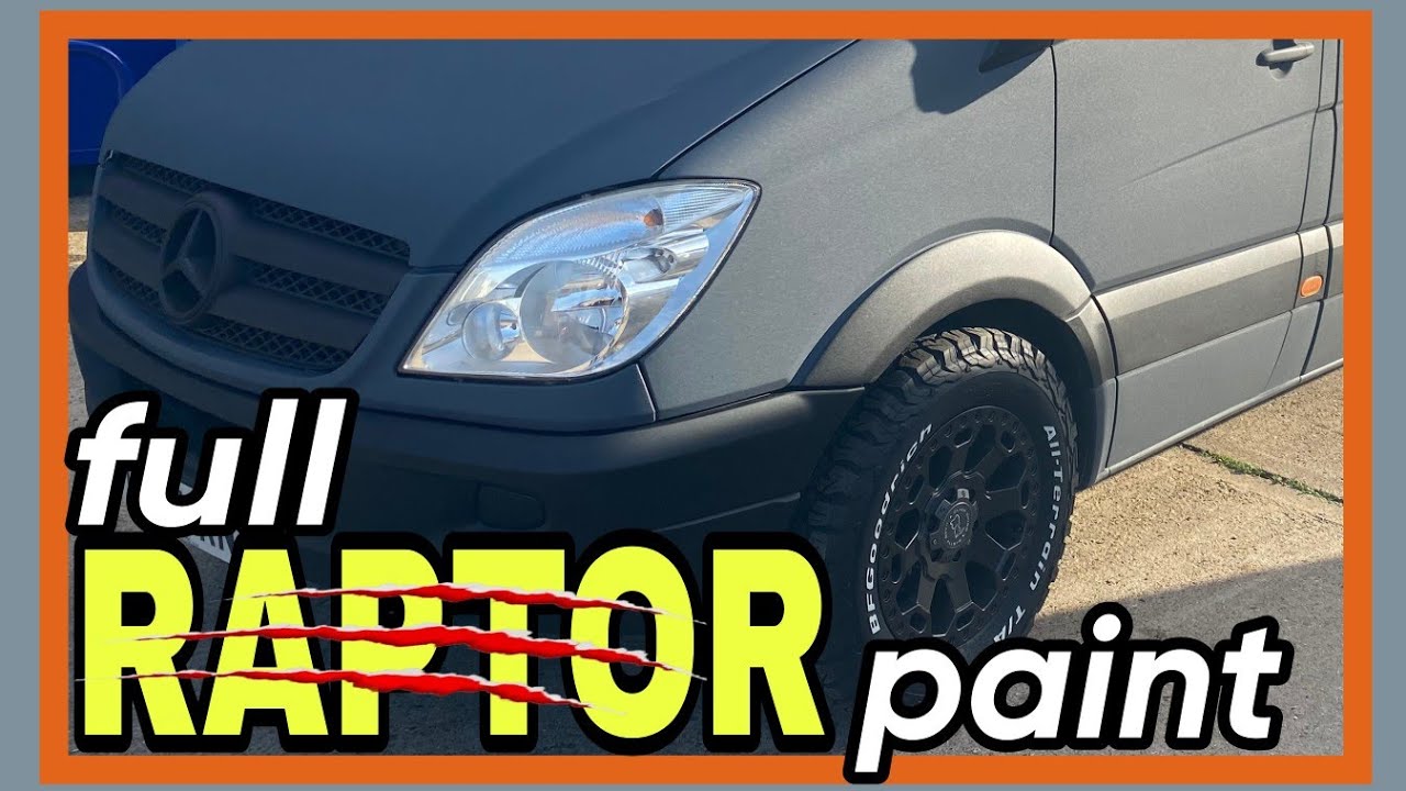 Mercedes Sprinter, Full Raptor, Gunmetal Grey