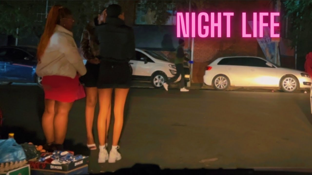 Night time Johannesburg busy streets | South Africa | buy one get one free