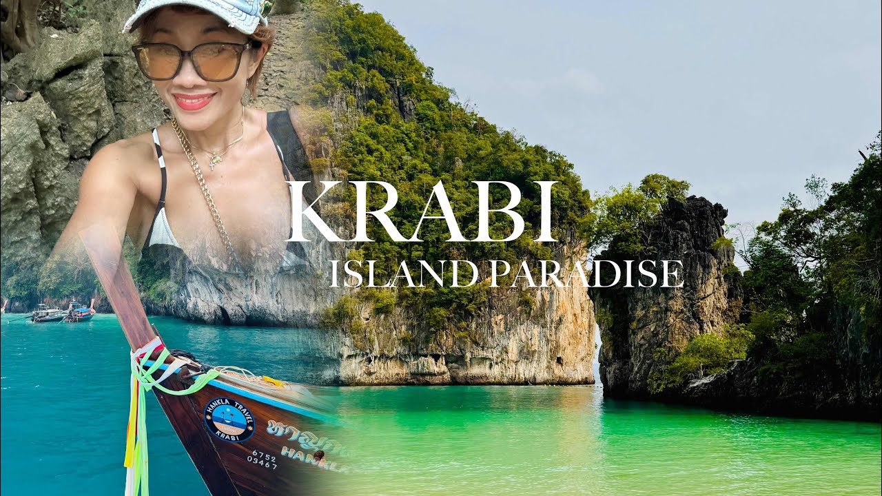 admiring amazing Krabi l Ao Nang to Koh Hong, a wonderful time🏝️💙🇹🇭 