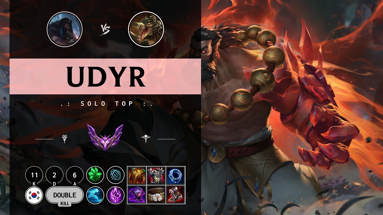 Udyr Top vs Renekton - KR Master Patch 14.10