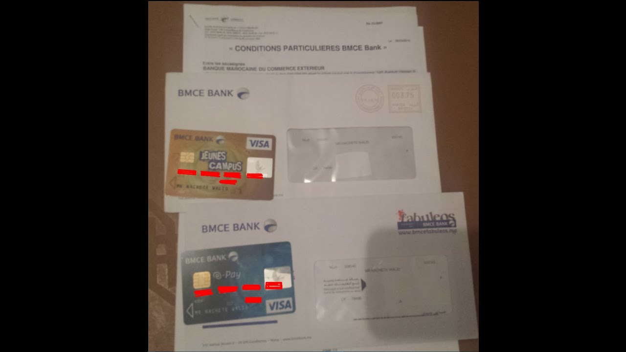 Comment prendre la Carte BMCE / E-pay كيفية أخذ البطاقة
