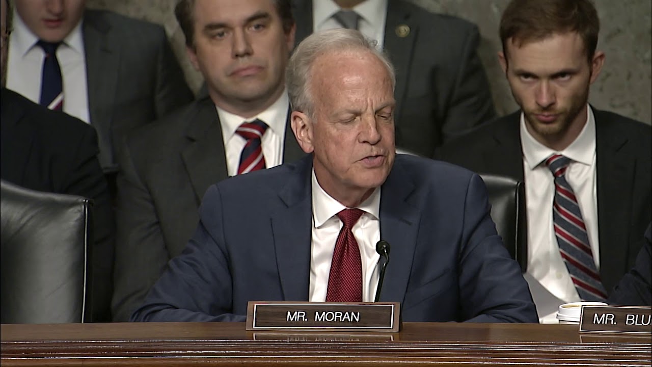 Sen. Moran Questions Former USAG President Steve Penny