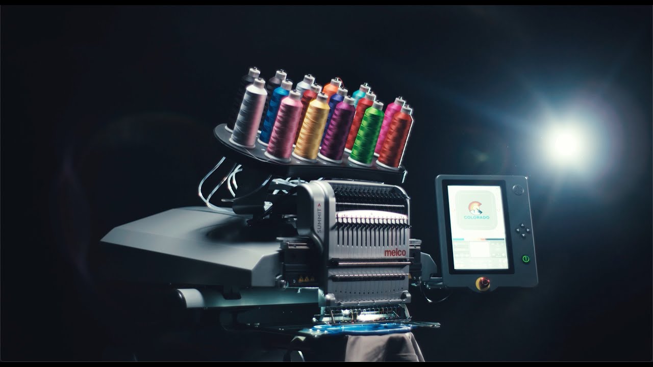 Presentamos la Melco SUMMIT: La máquina de bordado comercial definitiva y fácil de usar.
