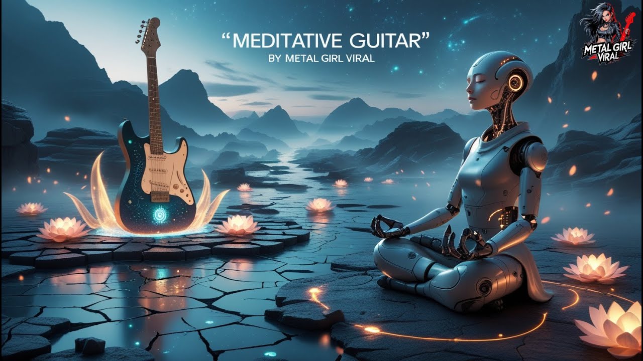 4 Hours 🧘&zwj;♂️ Meditative Guitar: Best Heavy Metal for Mindful Work, Sleep, Gaming | Metal Girl Viral