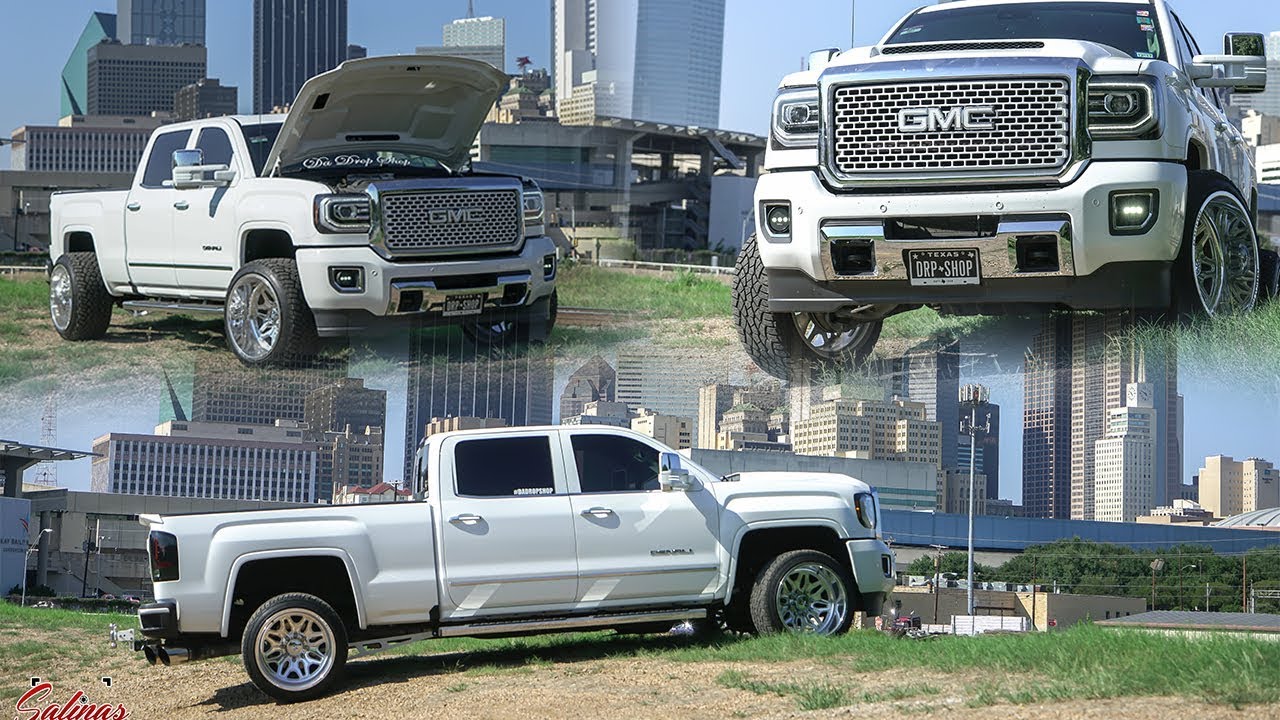 2016 Twin Turbo Denali Dropped on 14 wides cruising Dallas Texas