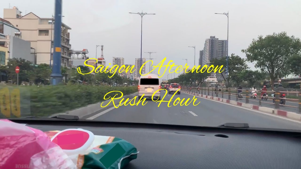 Sài Gòn Giờ Cao Điểm Chiều / Saigon Afternoon Rush Hour Drive | Will NVK on the Road