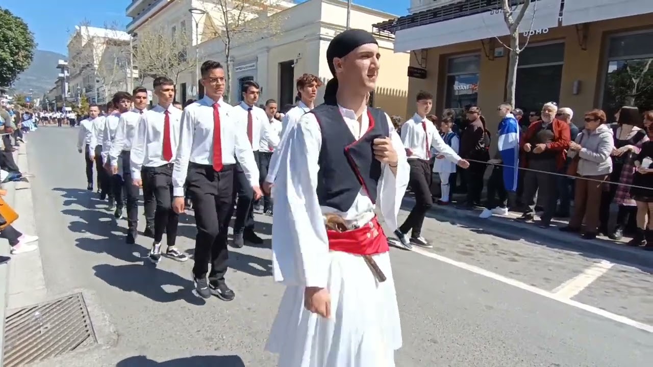 Παρέλαση της 25η Μαρτίου Καλαμάτα (Σχολεία & Σύλλογοι)
