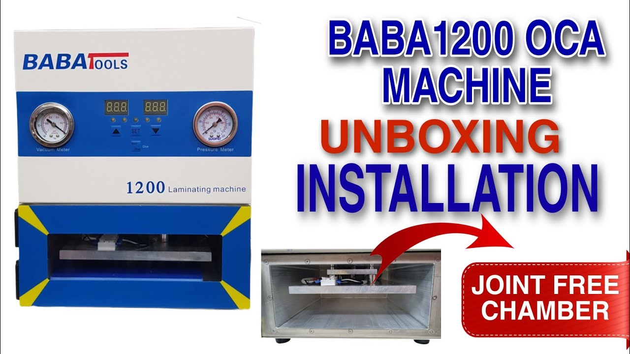 Babatools  oca machine खरीदने से पहले ये Video ज़रूर देखे | BaBa1200 Oca Machine Installation