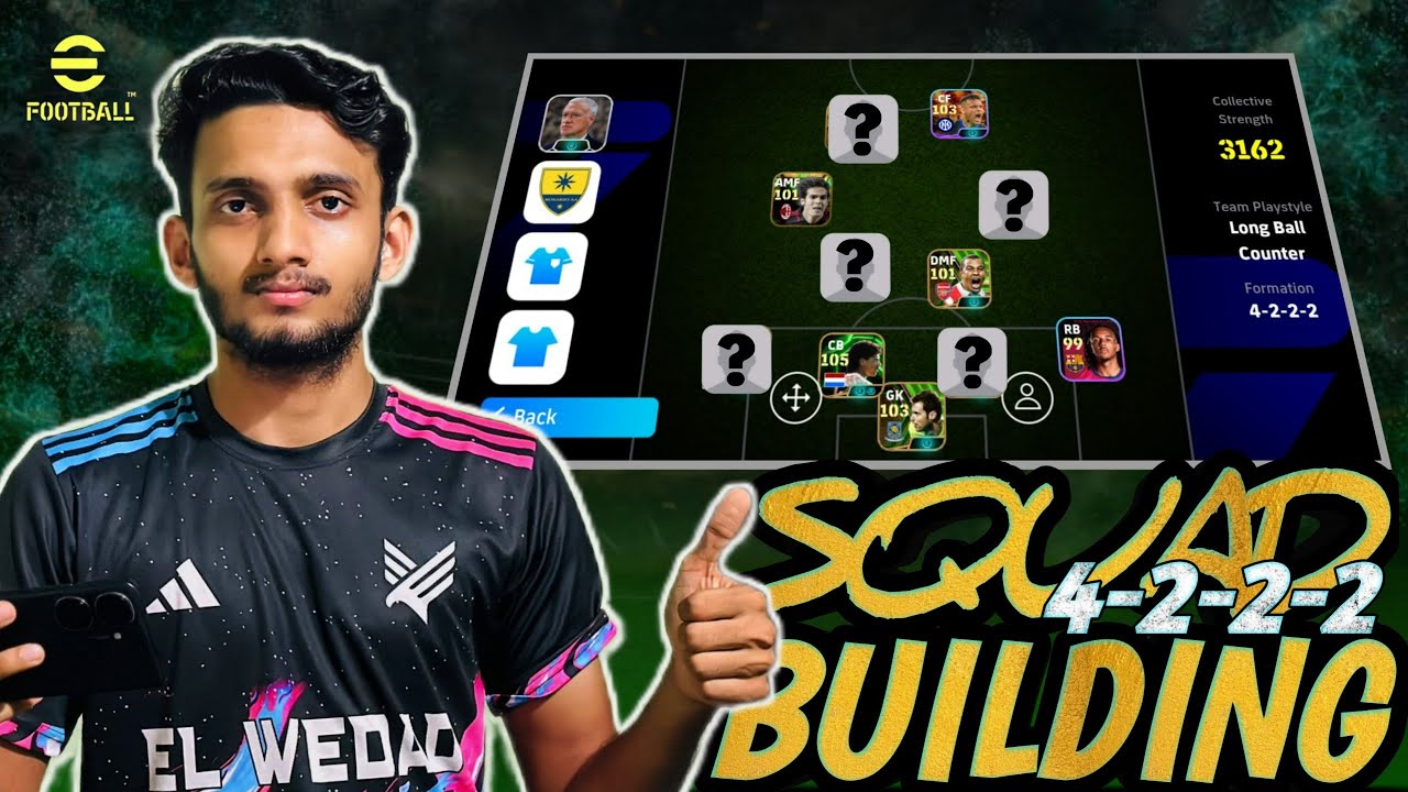 Best Formation And Squad Building For Rank Pushing In eFootball