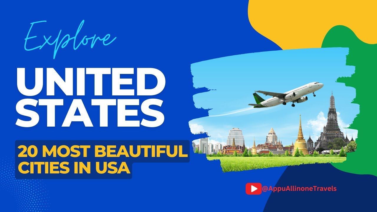 Explore 20 most Beautiful Cities in USA #exploreusa #beautifulcities #top20 #AppuAllinoneTravels