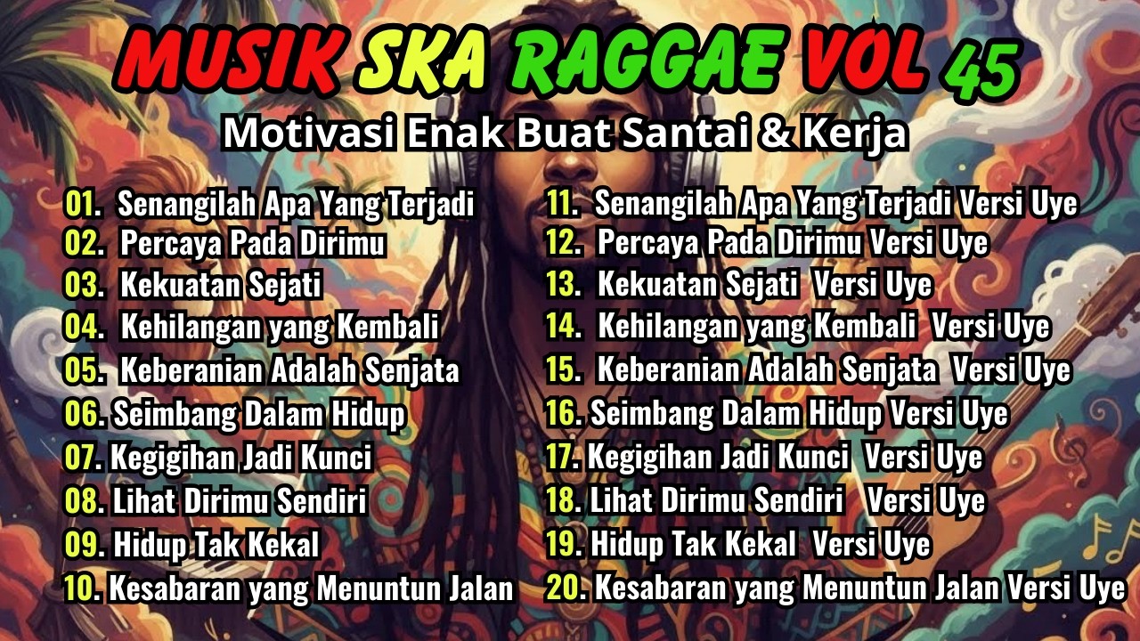 Lagu Reggae SKA Terbaru 2026 Vol.45 🔥 Kumpulan Musik Santai🔥 Senangilah Apa Yang Terjadi🎸🎶Roh Reggae