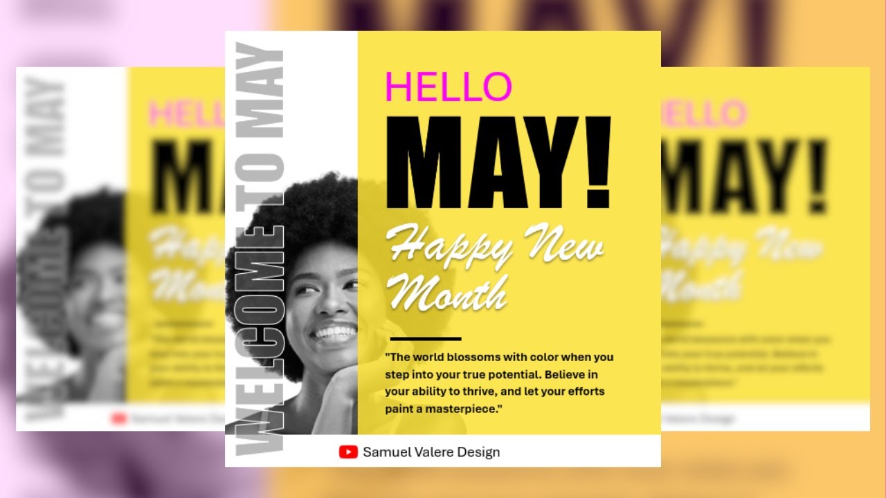 🌸 Make a Professional Flyer in MS Word – May Edition!