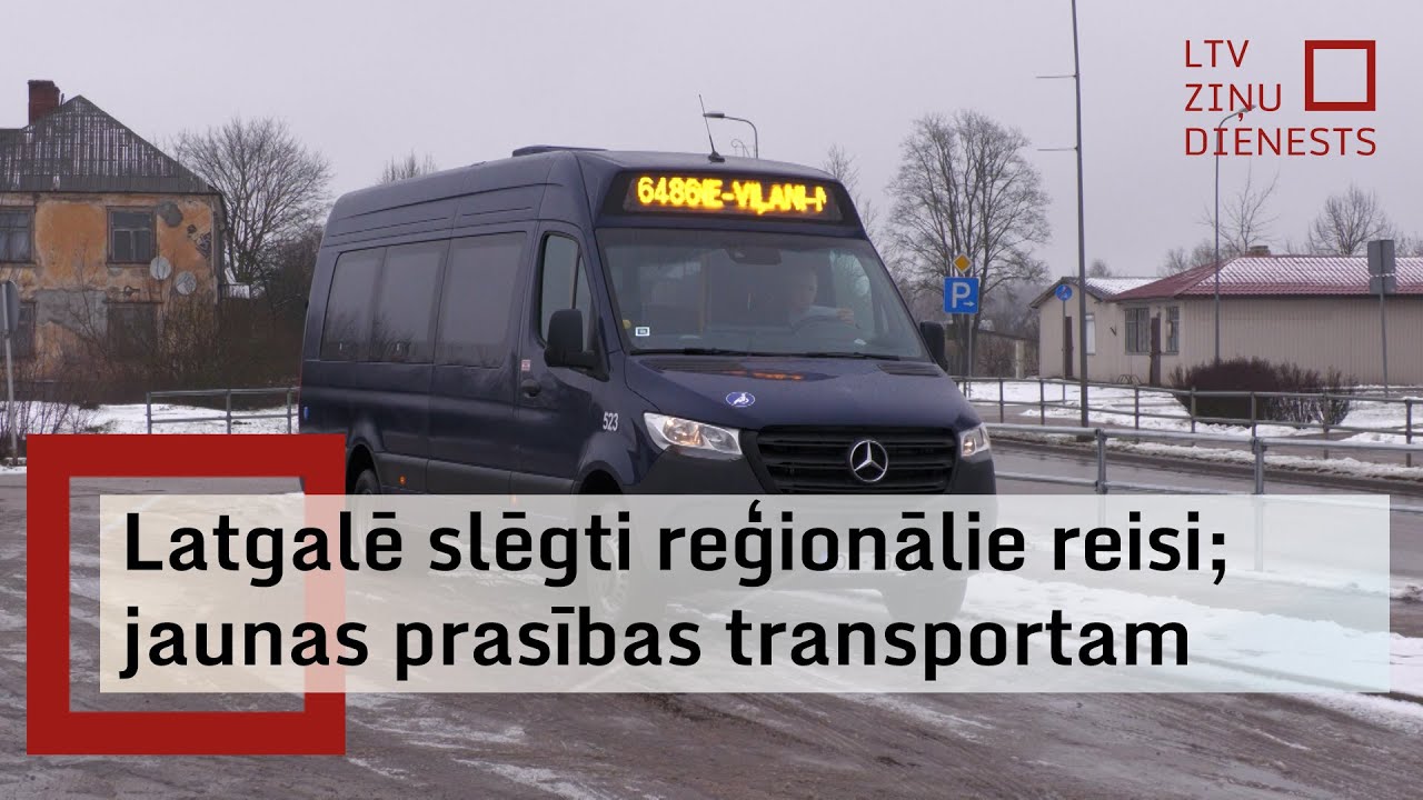 Latgalē slēgti reģionālie reisi; jaunas prasības transportam