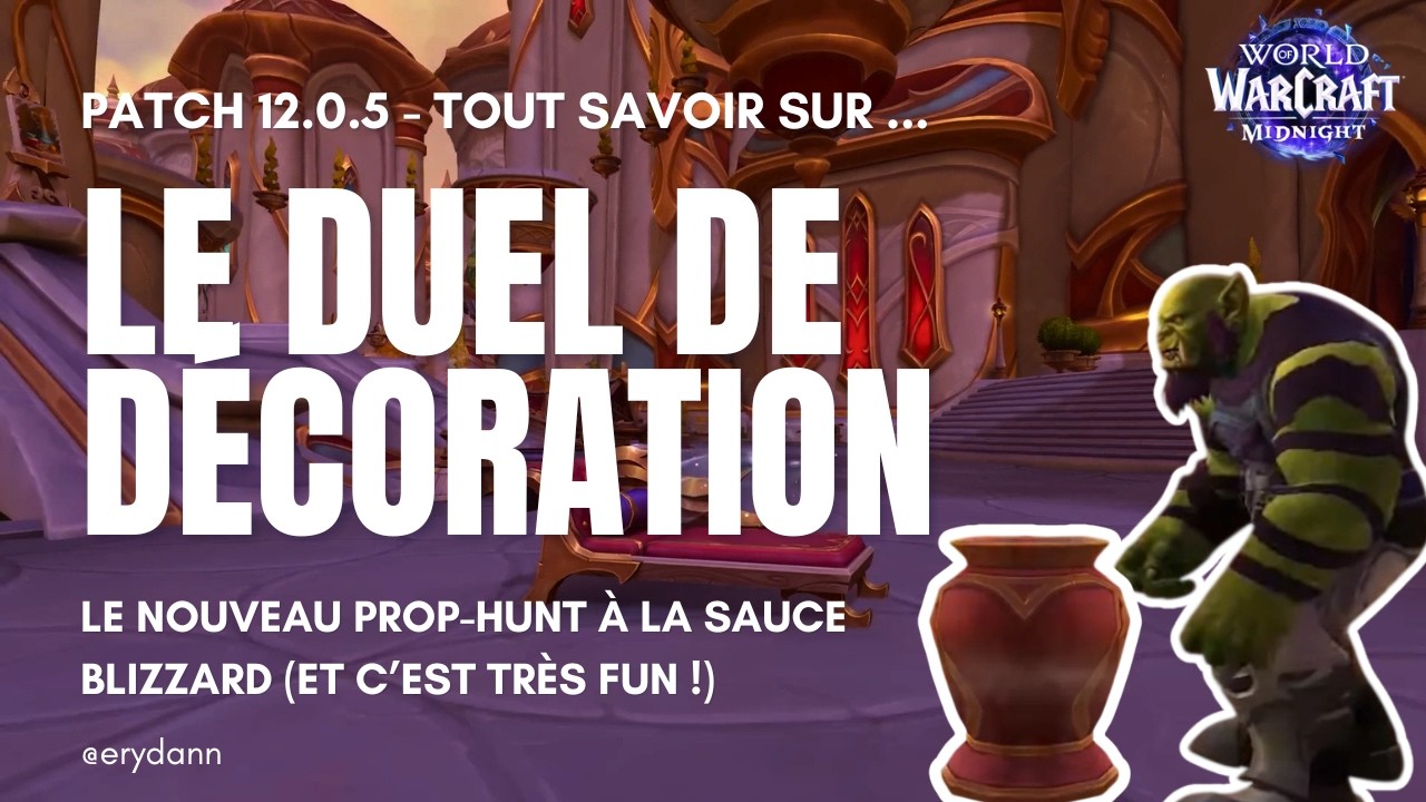 DECORATING DUEL: Prop Hunt mode is coming to WoW Midnight! 🎭✨